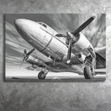 Vintage Aircraft Canvas Prints Wall Art Decor - Paiting Canvas, Art Prints, Wall Decor, For Sale