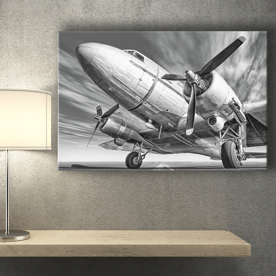 Vintage Aircraft Canvas Prints Wall Art Decor - Paiting Canvas, Art Prints, Wall Decor, For Sale