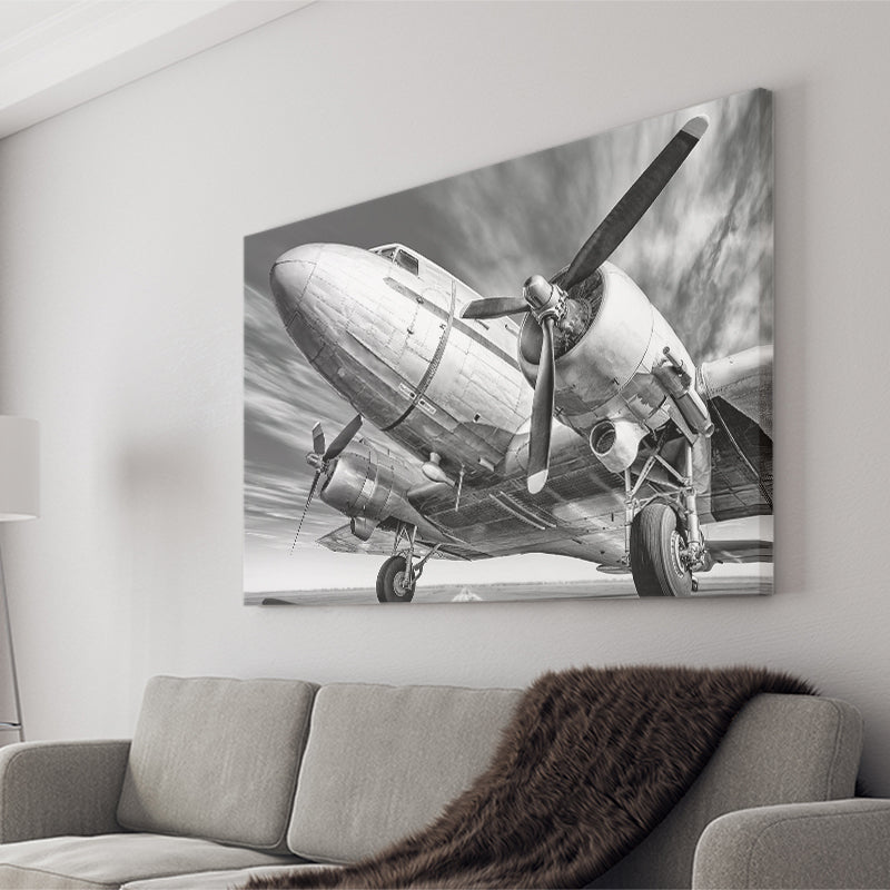 Vintage Aircraft Canvas Prints Wall Art Decor - Paiting Canvas, Art Prints, Wall Decor, For Sale