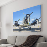 Vintage Airplane Wall Mural Aerobatic Canvas Prints Wall Art Decor - Painting Canvas, Art Prints, Ready to Hang