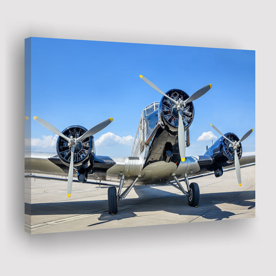 Vintage Airplane Wall Mural Aerobatic Canvas Prints Wall Art Decor - Painting Canvas, Art Prints, Ready to Hang