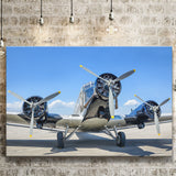 Vintage Airplane Wall Mural Aerobatic Canvas Prints Wall Art Decor - Painting Canvas, Art Prints, Ready to Hang