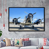 Vintage Airplane Wall Mural Aerobatic Framed Art Prints Wall Decor - Painting Art, Framed Picture, Ready to Hang