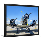 Vintage Airplane Wall Mural Aerobatic Framed Art Prints Wall Decor - Painting Art, Framed Picture, Ready to Hang