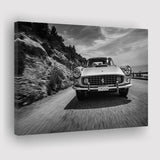 Vintage Car Wall Art In Black And White Canvas Prints Wall Art - Painting Canvas,Wall Decor,Art Print,Home Decor