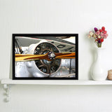 Vintage Golden Propeller Canvas Wall Art - Framed Art, Prints For Sale, Painting For Sale, Framed Canvas, Painting Canvas