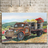 Vintage Harvest Canvas Print Classic Trucks Canvas Prints Wall Art - Painting Canvas, Wall Decor, Home Decor, Painting Prints, For Sale