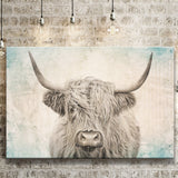 Vintage Highland Cow Canvas Prints Wall Art - Painting Canvas,Wall Decor,Art Print,Home Decor