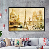 Vintage Paris Framed Art Prints Wall Art Decor, Framed Picture, Home Decor