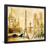 Vintage Paris Framed Art Prints Wall Art Decor, Framed Picture, Home Decor
