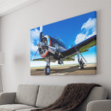 Vintage Sports Airplane Canvas Wall Art - Canvas Prints, Prints for Sale, Canvas Painting, Canvas On Sale