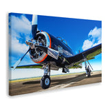 Vintage Sports Airplane Canvas Wall Art - Canvas Prints, Prints for Sale, Canvas Painting, Canvas On Sale