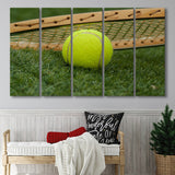 Vintage Tennis, Tennis 5 Panels B,Large Canvas,Canvas Prints Wall Art Home Decor