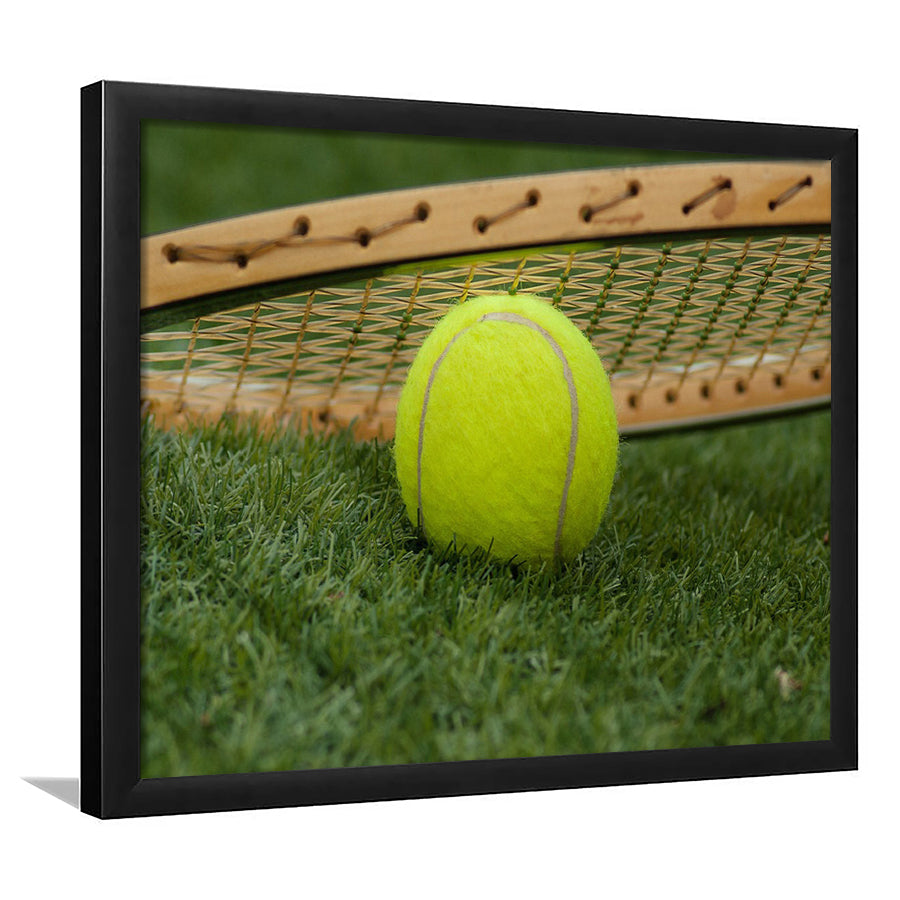Vintage Tennis, Tennis Framed Art Prints Wall Art Decor,Black Frame, Ready to hang