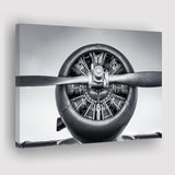 Vintage Aircraft Cylinder Propeller Canvas Prints Wall Art Decor - Painting Canvas, Art Prints, Ready to Hang
