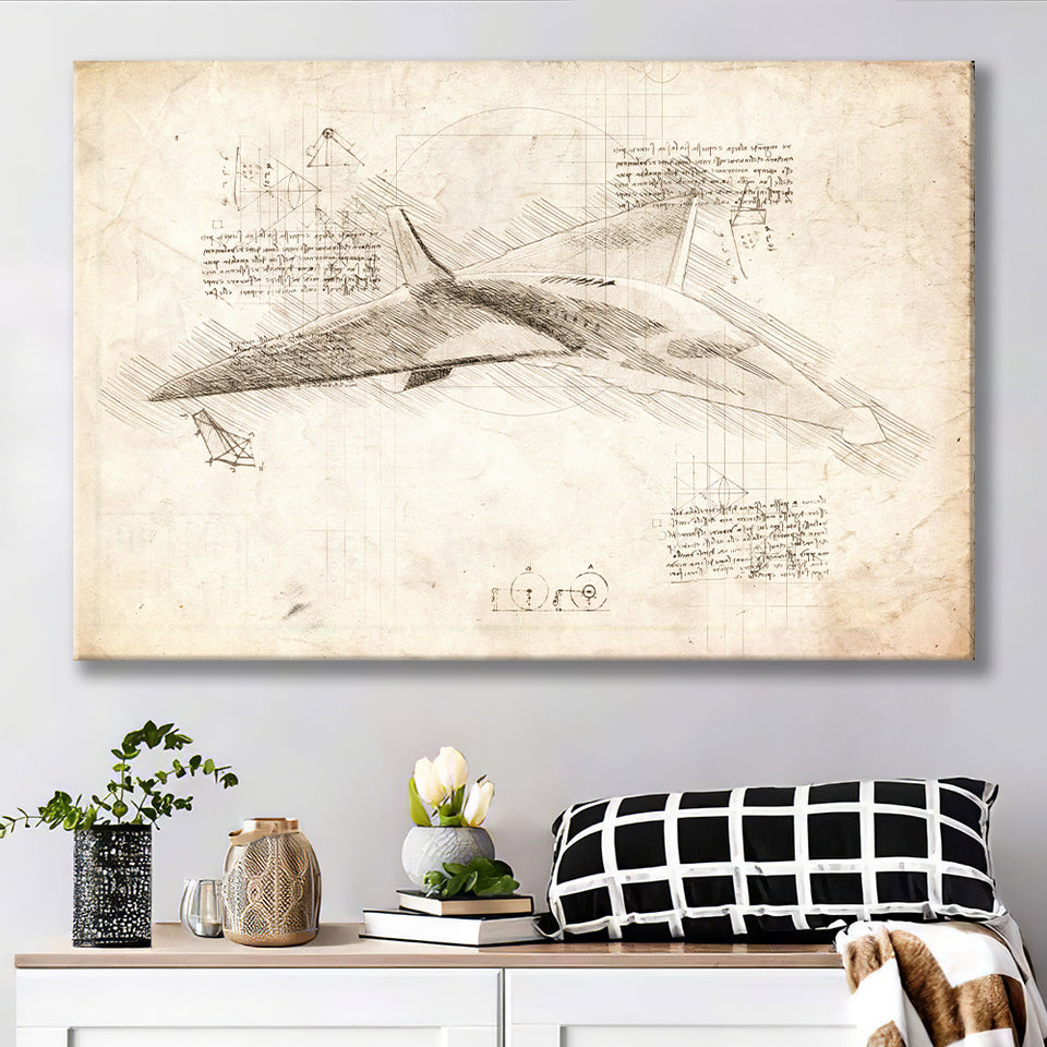 Virgin Galactic Reveals Mach 3 Faster Than Concorde Passenge Canvas Prints Wall Art - Painting Canvas, Painting Prints, Wall Home Decor