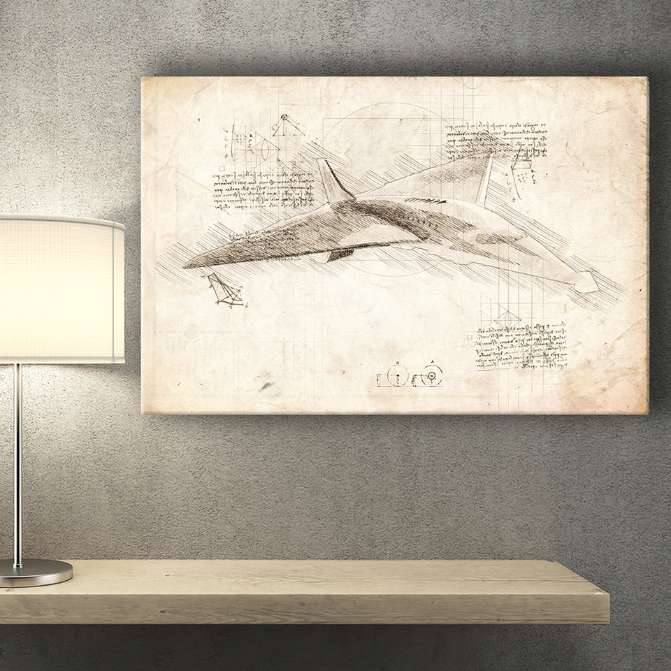Virgin Galactic Reveals Mach 3 Faster Than Concorde Passenge Canvas Prints Wall Art - Painting Canvas, Painting Prints, Wall Home Decor