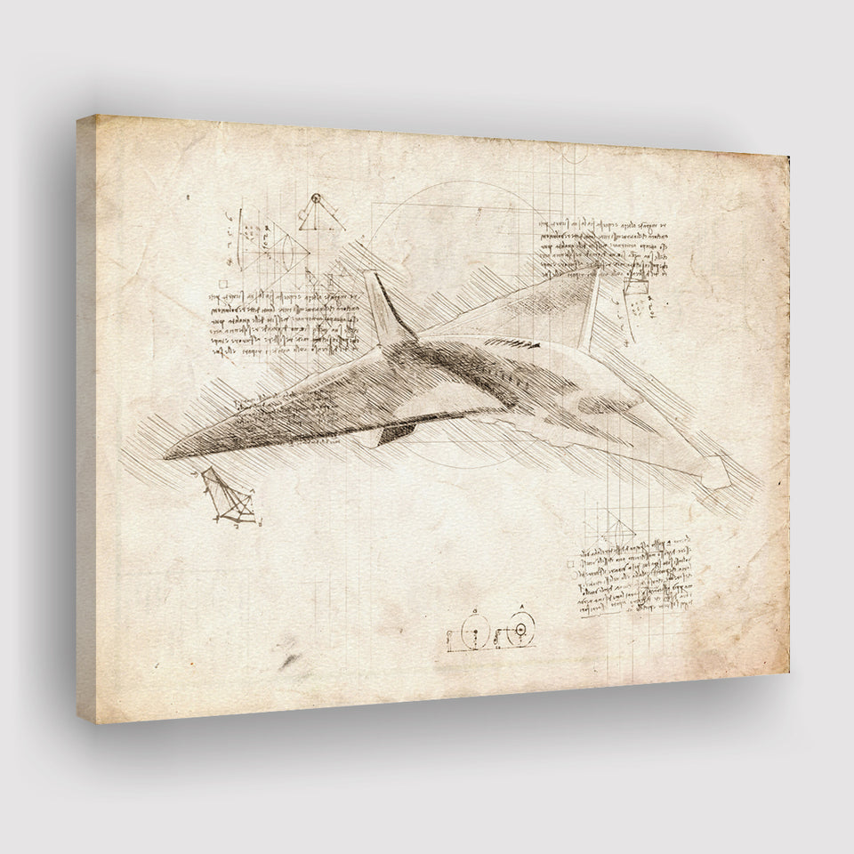 Virgin Galactic Reveals Mach 3 Faster Than Concorde Passenge Canvas Prints Wall Art - Painting Canvas, Painting Prints, Wall Home Decor