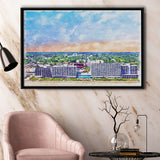 Virginia Beach Watercolor Virginia Beach Virginia, Sport Art Prints Fan Gift, Framed Canvas Prints Wall Art Decor