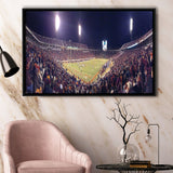 Virginia Cavaliers Stadium Framed Canvas Prints Scott Stadium Wall Art American,Sport Stadium Art Prints, Fan Gift