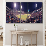 Virginia Cavaliers Stadium Canvas Prints Scott Stadium Wall Art American,Multi Panels B,Sport Stadium Art Prints, Fan Gift