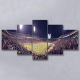 Virginia Cavaliers Stadium Canvas Prints Scott Stadium Wall Art American,Multi Panels,Sport Stadium Art Prints, Fan Gift