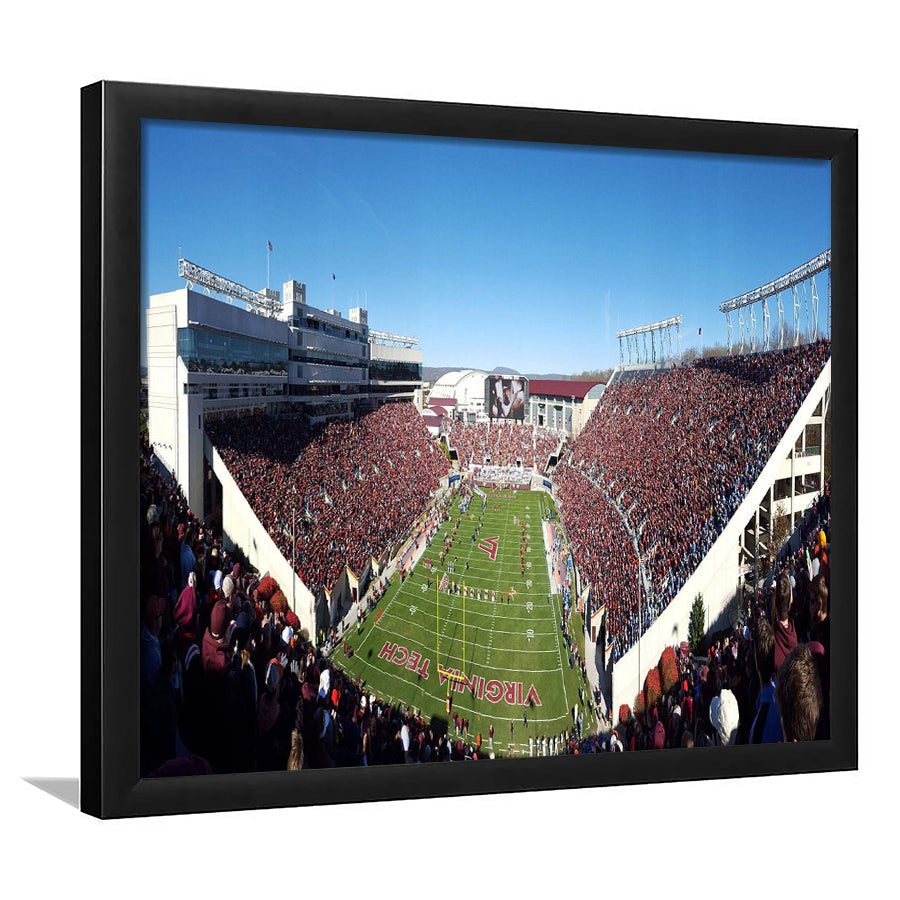 Virginia Tech Stadium Art Prints Lane Stadium Wall Art American,Sport Stadium Art Prints, Fan Gift, Wall Decor