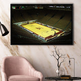 Virginia Tech Hokies Wall Art Cassell Coliseum Stadium Framed Canvas Prints,Sport Stadium Art Prints, Fan Gift