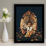 Walking Leopard Framed Art Prints Wall Decor - Art Prints, Framed Picture,For Sale, Ready to hang