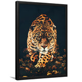Walking Leopard Framed Art Prints Wall Decor - Art Prints, Framed Picture,For Sale, Ready to hang