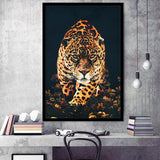 Walking Leopard Framed Art Prints Wall Decor - Art Prints, Framed Picture,For Sale, Ready to hang