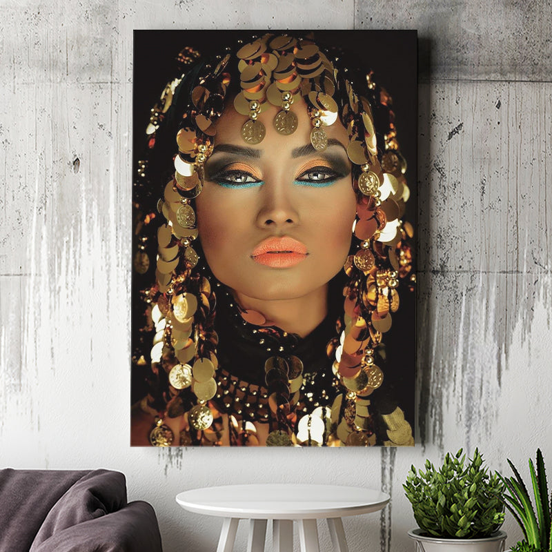 Woman Of Cairo Canvas Prints Wall Art Home Decor - Painting Canvas,Art Prints, Ready to hang