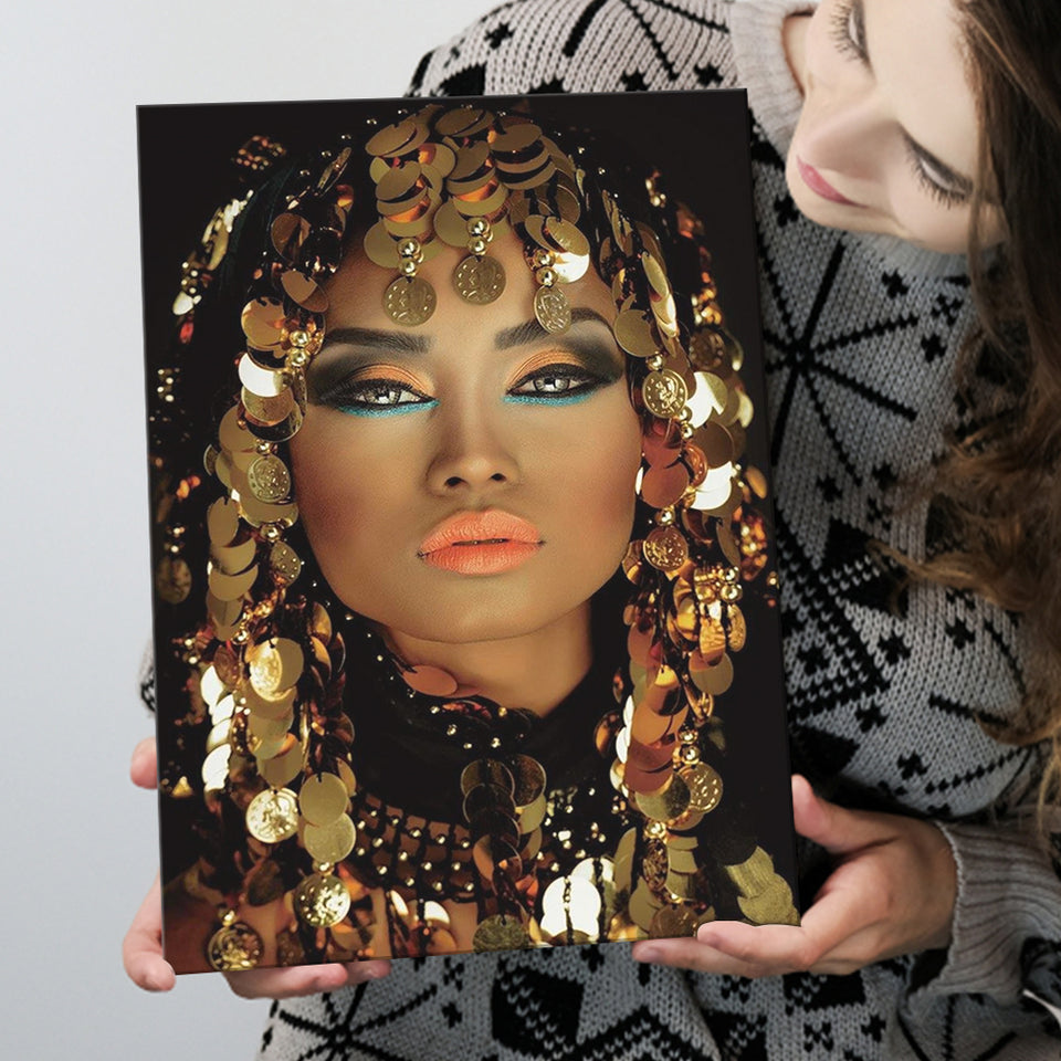 Woman Of Cairo Canvas Prints Wall Art Home Decor - Painting Canvas,Art Prints, Ready to hang