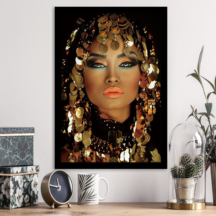 Woman Of Cairo Framed Art Prints Wall Decor - Art Prints, Framed Picture,For Sale, Ready to hang