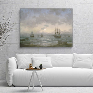 Waiting For Tide Canvas Wall Art - Canvas Prints, Prints For Sale, Painting Canvas