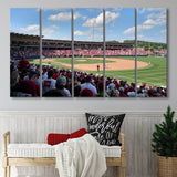 Walker Stadium, Stadium Canvas, Sport Art, Gift for him, Multi Panels B, Canvas Prints Wall Art Decor