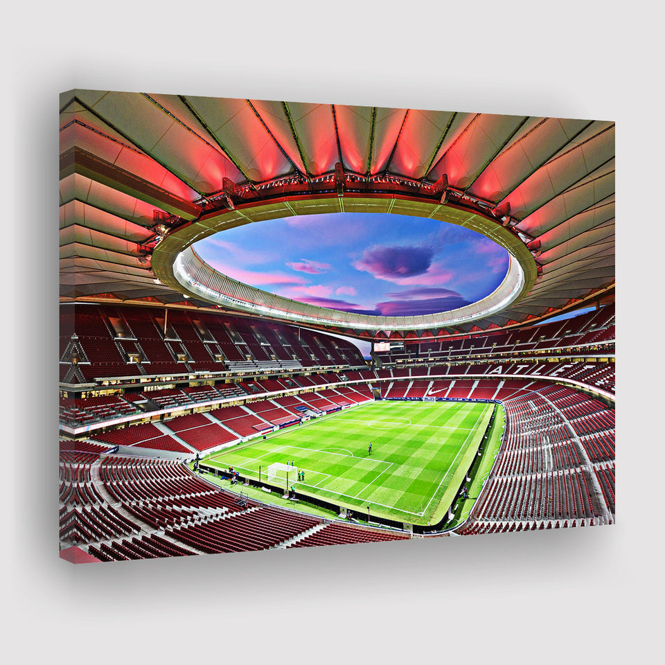 Wanda Metropolitano Stadium, Stadium Canvas, Sport Art, Gift for him,V1 Fan Gift, Canvas Prints Wall Art Decor