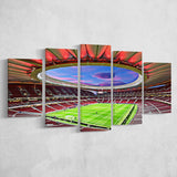 Wanda Metropolitano Stadium, Stadium Canvas, Sport Art, Large Canvas,V1 Multi Panels, Canvas Prints Wall Art Decor