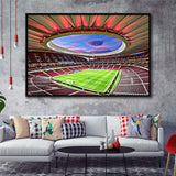 Wanda Metropolitano Stadium, Stadium Canvas, Sport Art, Gift for him,100 Framed Canvas Prints Wall Art Decor, Framed Picture