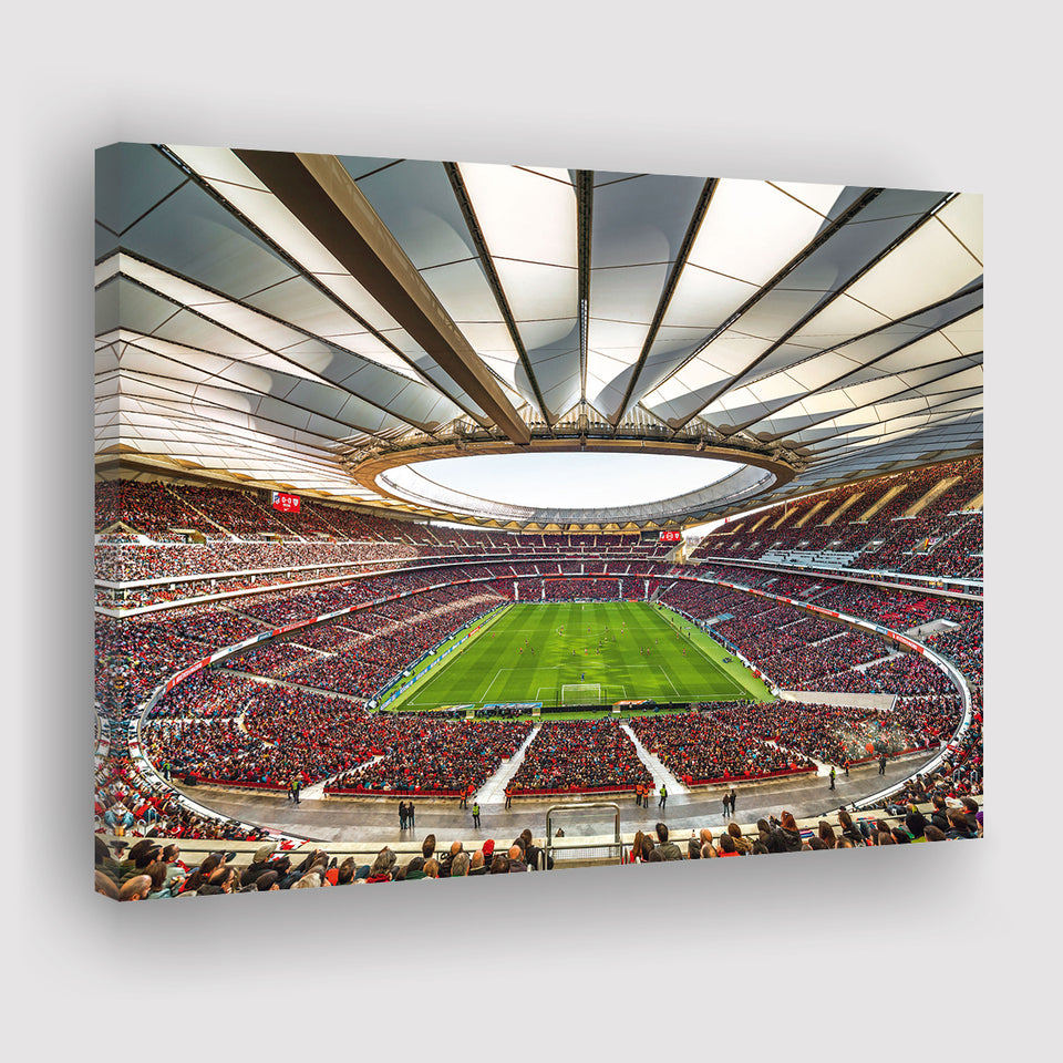 Wanda Metropolitano Stadium, Stadium Canvas, Sport Art, Gift for him, Fan Gift, Canvas Prints Wall Art Decor
