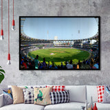 Wankhede Stadium, Stadium Canvas, Sport Art, Gift for him, Framed Art Prints Wall Art Decor, Framed Picture