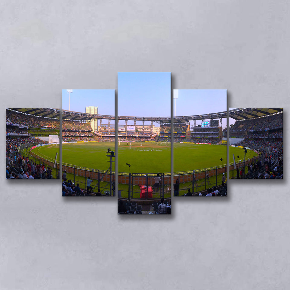 Wankhede Stadium in India, Stadium Canvas, Sport Art, Large Canvas, Multi Panels, Canvas Prints Wall Art Decor
