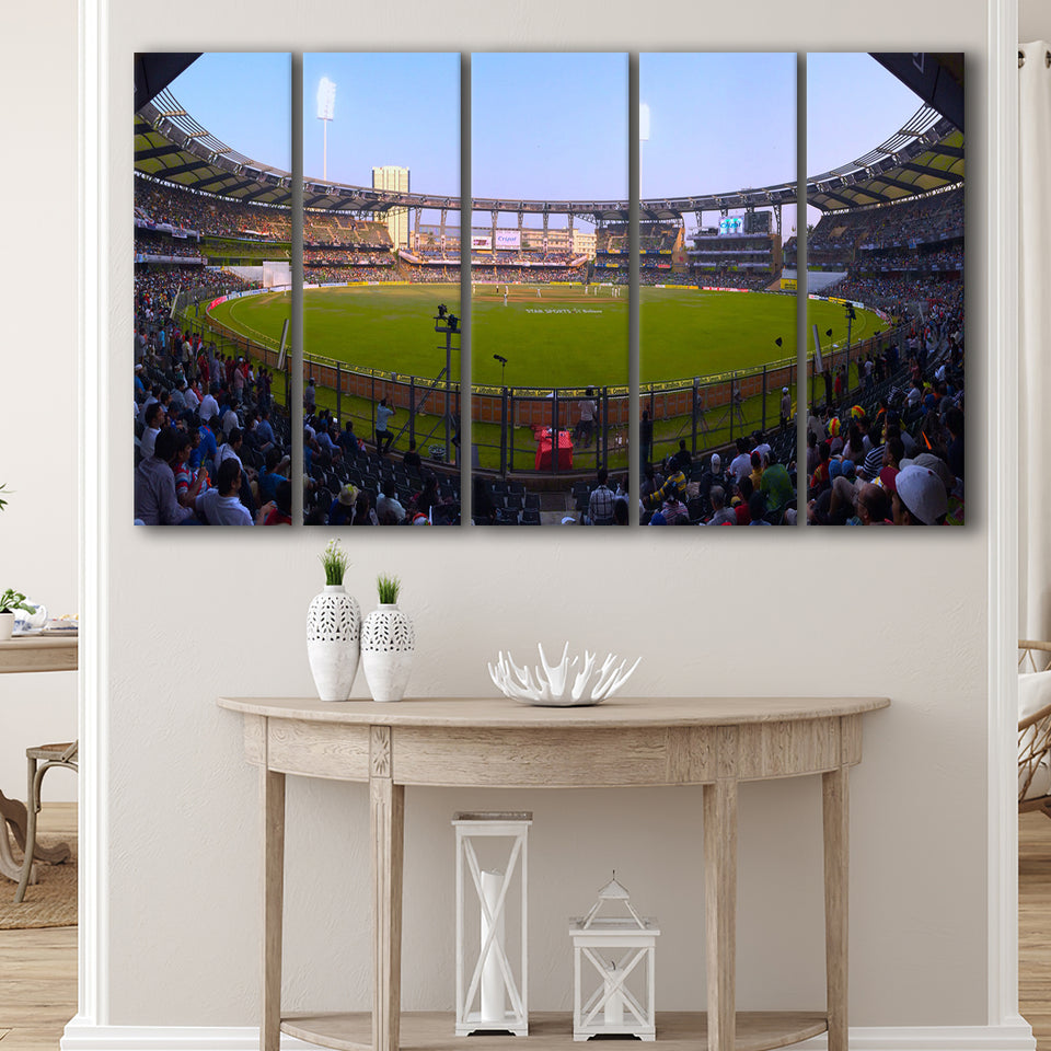 Wankhede Stadium in India, Stadium Canvas, Sport Art, Gift for him, Multi Panels B, Canvas Prints Wall Art Decor
