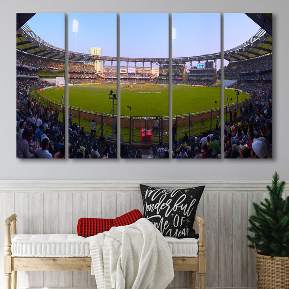Wankhede Stadium in India, Stadium Canvas, Sport Art, Gift for him, Multi Panels B, Canvas Prints Wall Art Decor