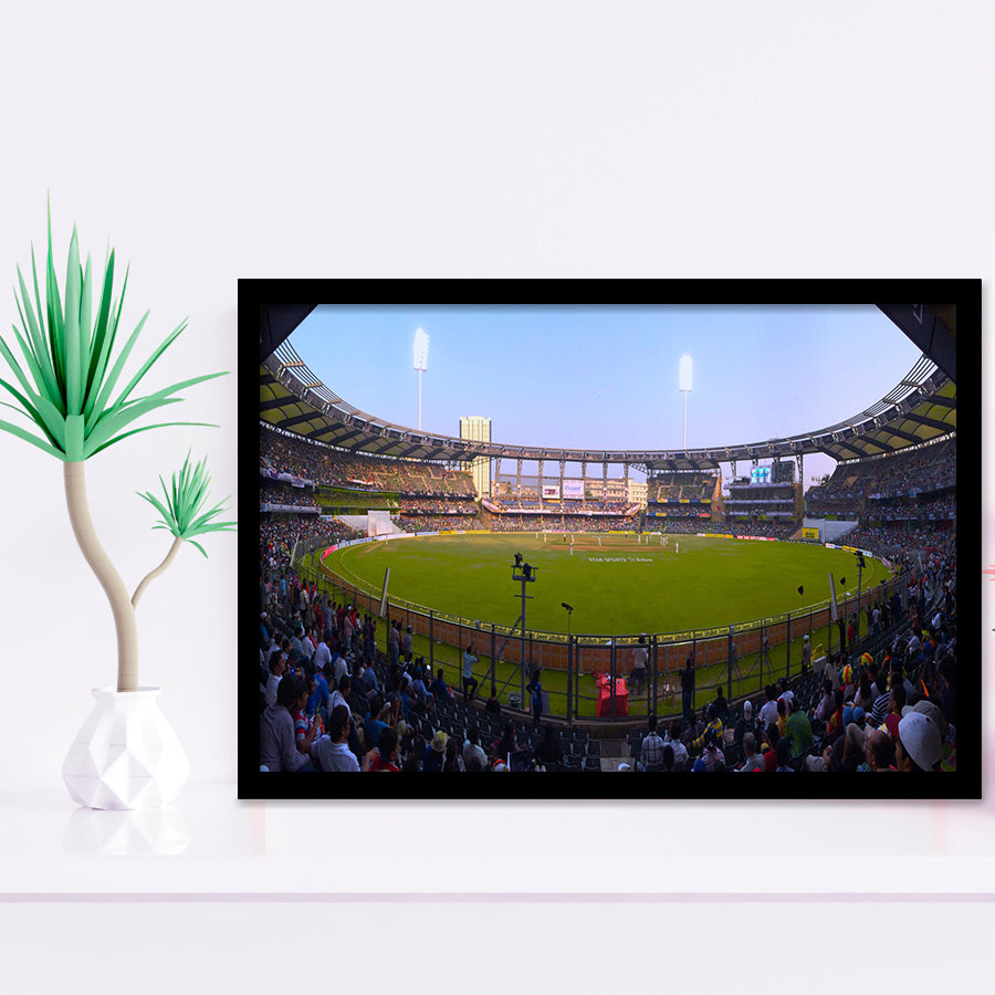 Wankhede Stadium in India, Stadium Canvas, Sport Art, Gift for him, Framed Art Prints Wall Art Decor, Framed Picture