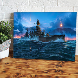 Warships Of The World Canvas Wall Art - Canvas Prints, Prints For Sale, Painting Canvas