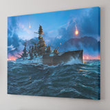 Warships Of The World Canvas Wall Art - Canvas Prints, Prints For Sale, Painting Canvas