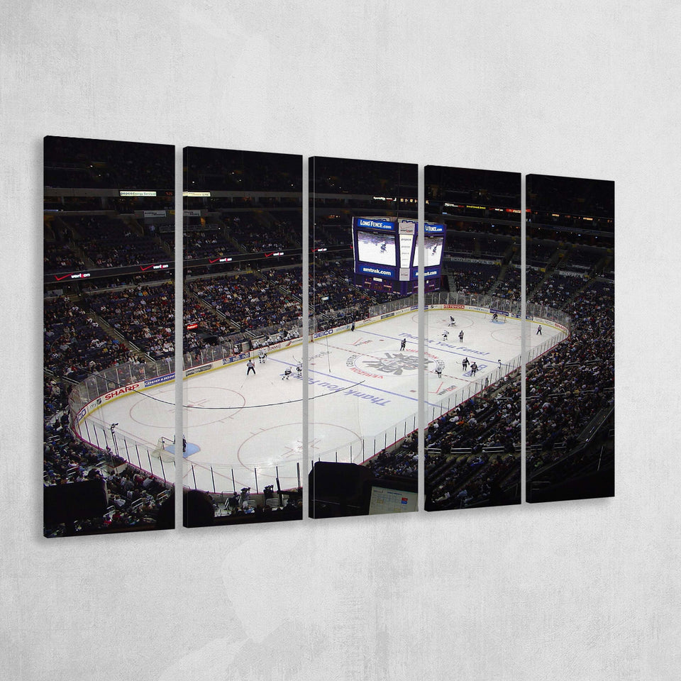 Washington Capitals Stadium Canvas Prints Verizon Center Wall Art Capital,Multi Panels B,Sport Stadium Art Prints, Fan Gift
