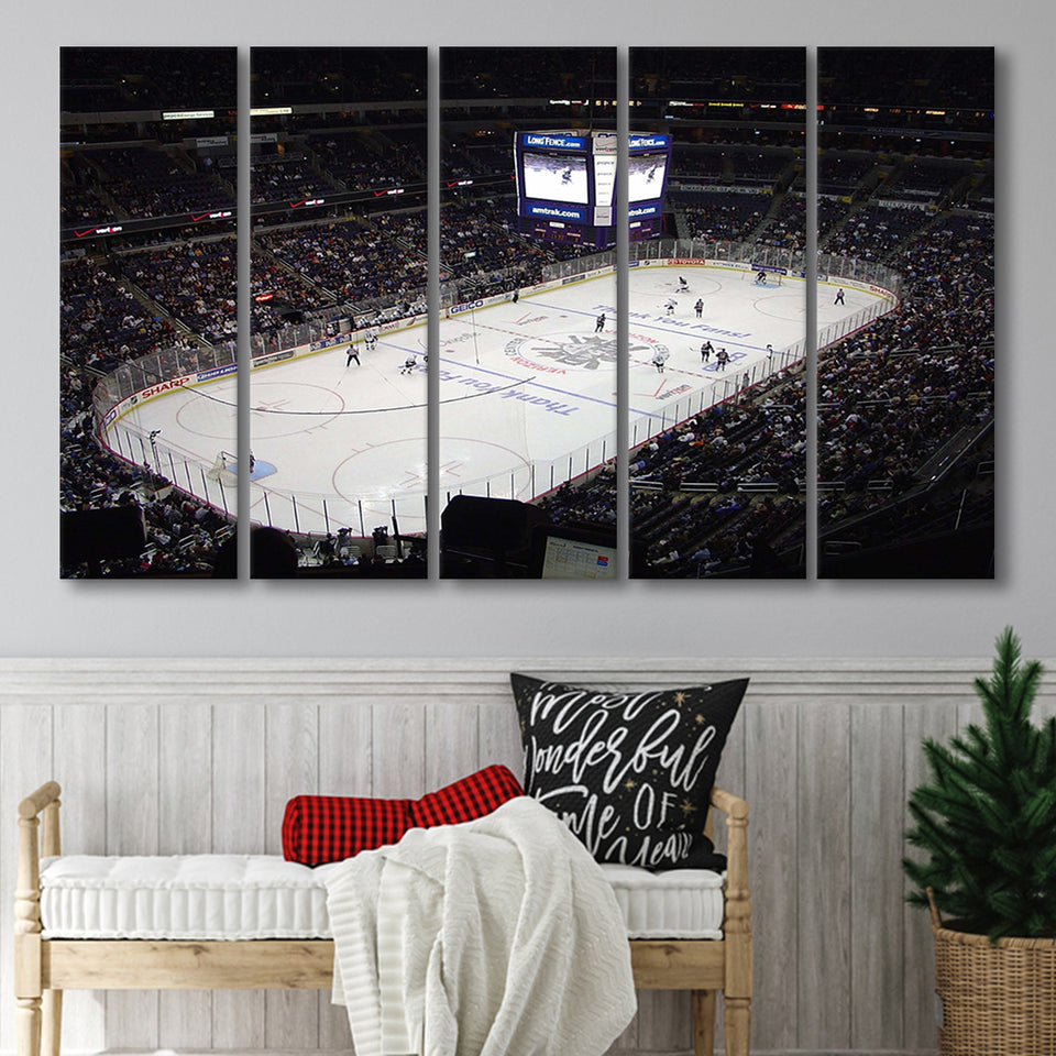 Washington Capitals Stadium Canvas Prints Verizon Center Wall Art Capital,Multi Panels B,Sport Stadium Art Prints, Fan Gift