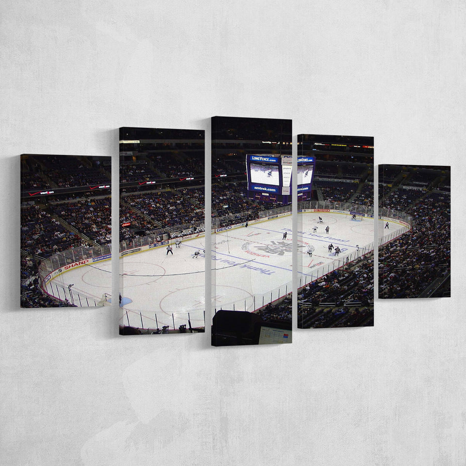 Washington Capitals Stadium Canvas Prints Verizon Center Wall Art Capital,Multi Panels,Sport Stadium Art Prints, Fan Gift